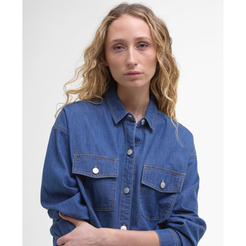 Authentic Barbour Womens Woodrow Shirt Front