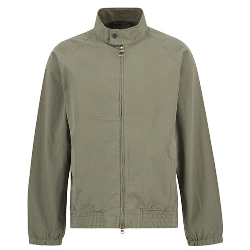 Light Moss Barbour Mens Royston Cotton Casual Jacket