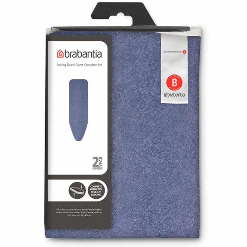 Brabantia Ironing Board Cover B 124x38cm 8mm Foam Assorted Designs