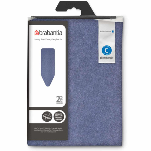 Brabantia Ironing Board Cover C 124x45cm 8mm Foam Assorted Designs
