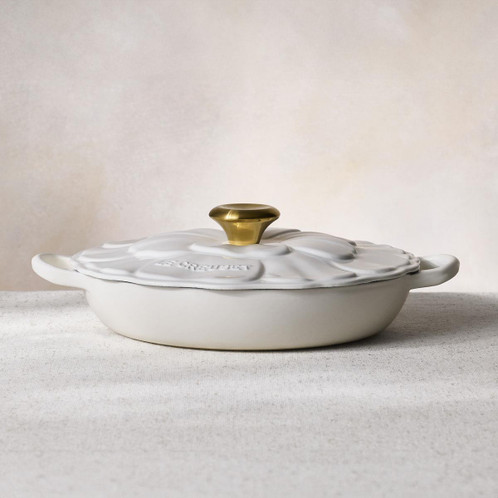 Le Creuset 26cm Cast Iron Petal Shallow Casserole