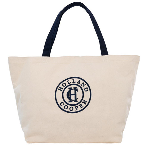 Ecru Navy Holland Cooper Classic Shopper