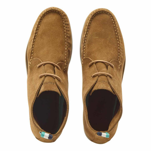 Tan Chatham Mens Ives Repello G2 Chukka Boots Top View