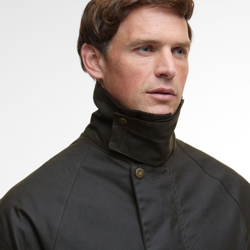 Barbour Mens Country Wax Mac Jacket