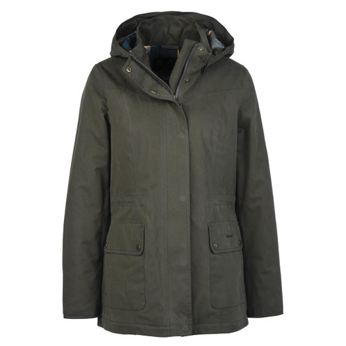 Deep Olive Barbour Womens Buttercup Jacket