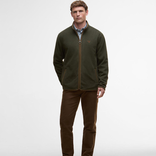  Barbour Mens Harwood Zip Thru Fleece Jacket