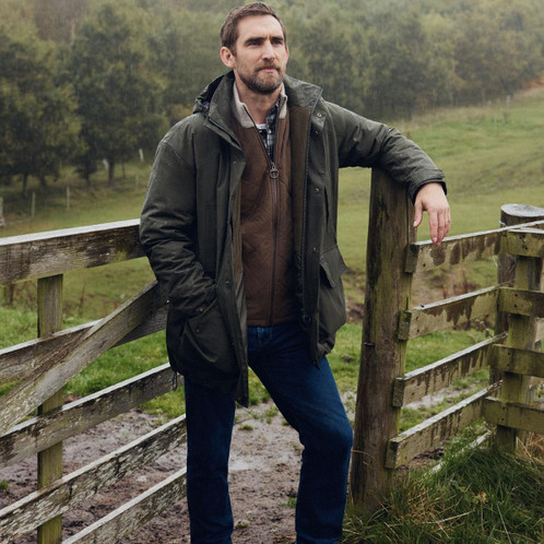  Barbour Mens Farlam Waterproof Jacket