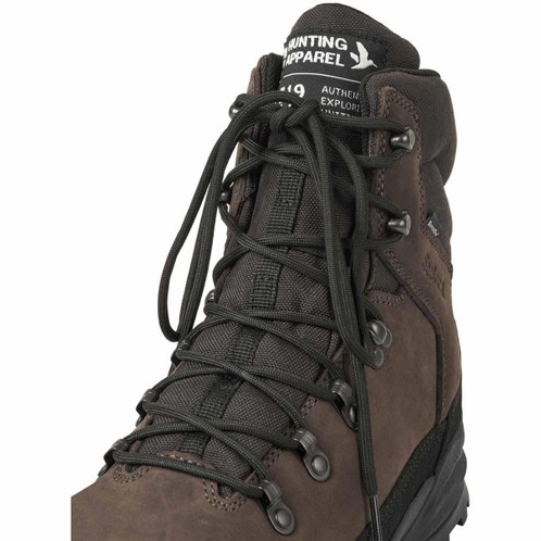 Dark Brown Seeland Mens Enduro Explore Mid Boots Front Detail