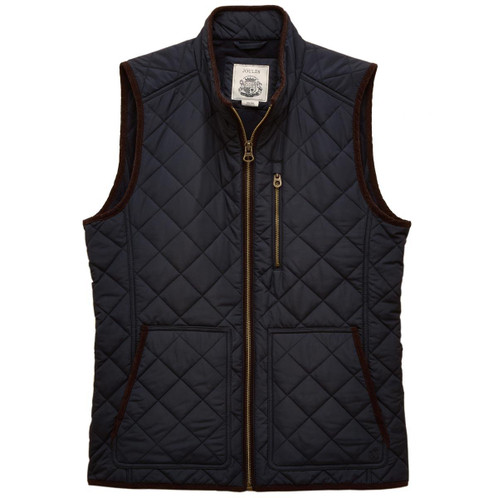 Navy Joules Mens Maynard Quilted Gilet