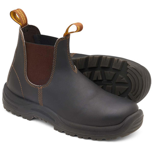 Stout Brown Blundstone Mens 192 Safety Boots Detail