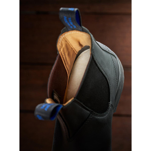 Black Blundstone Unisex Thermal 566 Chelsea Boots Inside Detail