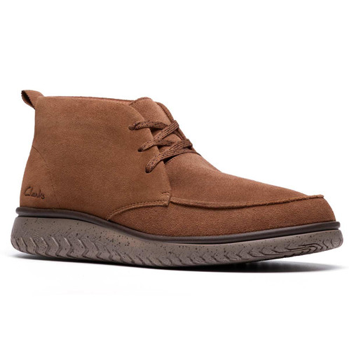 Cola Suede Clarks Mens RelaxLite Moc Boots
