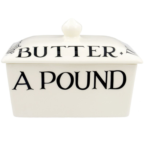  Emma Bridgewater Black Toast Half A Pound Small Butter Dish