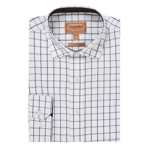  Blue Schoffel Mens Westminster Classic Shirt