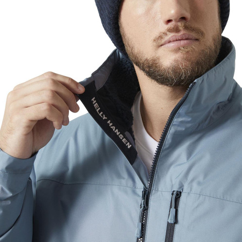 Helly Hansen Mens Crew Hooded Pile Jacket