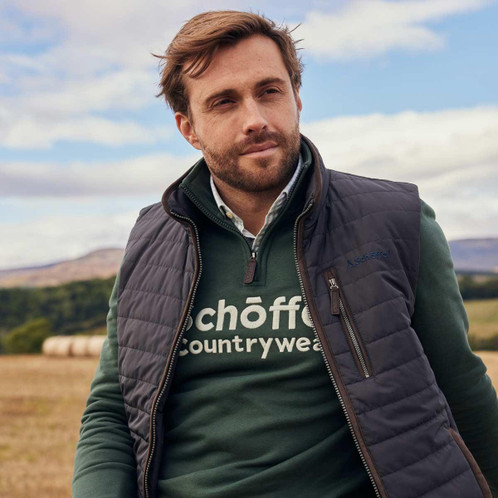 green  Schoffel Mens Bude Sweatshirt lifestyle