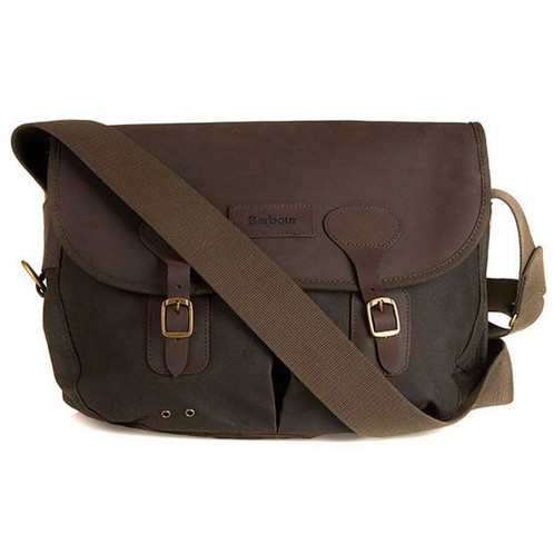 Barbour Unisex Wax Leather Tarras Bag