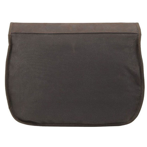 Barbour Unisex Wax Leather Tarras Bag Back