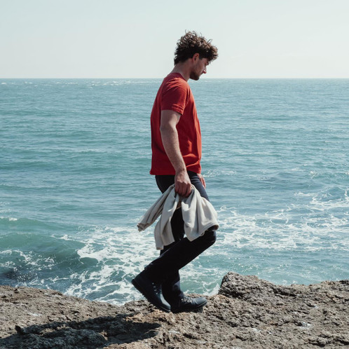 Musto Mens Classic Logo Tee Rust