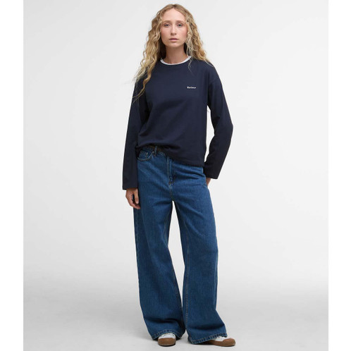 Barbour Womens Lavensdale Top navy full model