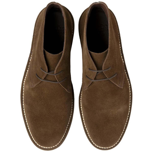 Brown Suede Loake Sahara Chukka Boot Top