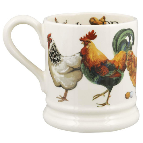 Emma Bridgewater Rise and Shine Brand New Day Half Pint Mug RIGHT