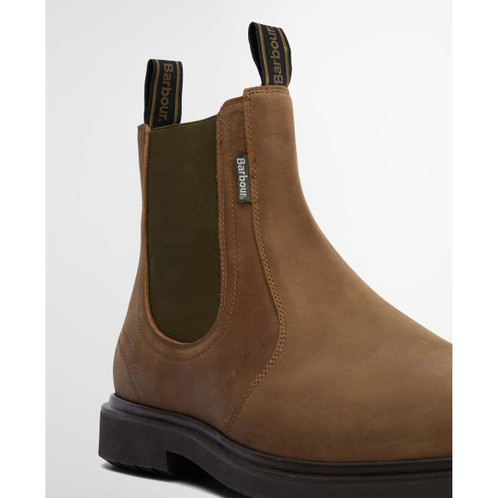 Tan Barbour Mens Hale Chelsea Boot Front