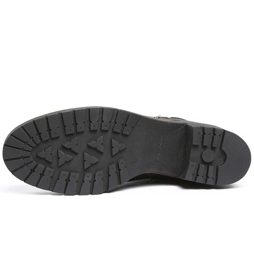 Black Barbour Womens Dahlia Heeled Boot Sole