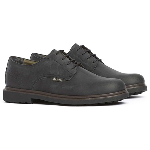 Black Barbour Mens Carthy Derby Shoe