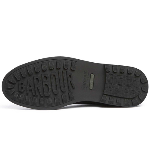 Black Barbour Mens Carthy Derby Shoe Sole