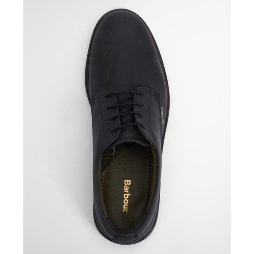 Black Barbour Mens Carthy Derby Shoe Top