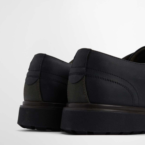 Black Barbour Mens Carthy Derby Shoe Back