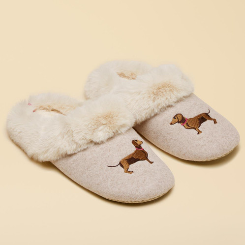 Oatmeal Joules Womens Slippet Slippers