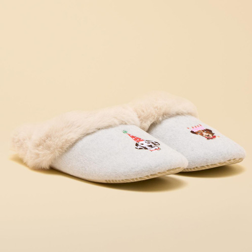 Grey Joules Womens Slippet Slippers