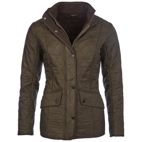 Dark Olive Barbour Cavalry Polarquilt Jacket