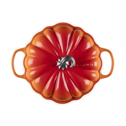Le Creuset 28cm Cast Iron Pumpkin Shallow Casserole Dish