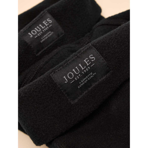 Black Joules Womens Pemberton Fleece Welly Socks Detail