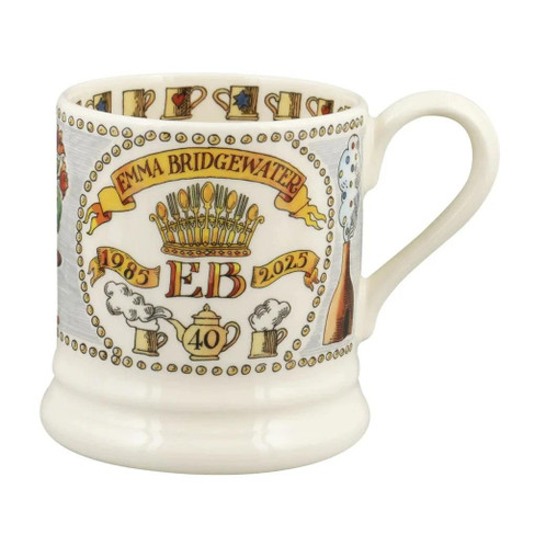 Emma Bridgewater 40 Years 1985-2025 Half Pint Mug