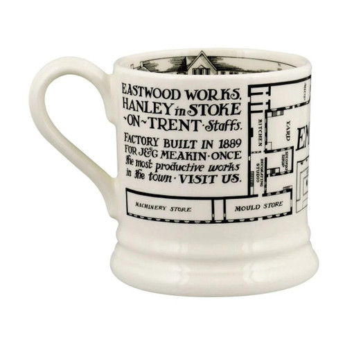 Emma Bridgewater Factory Plan Half Pint Mug