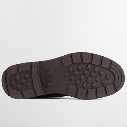 Mahogony/Chocolate Nubuck Barbour Womens Beaconsfield Tall Boot Sole