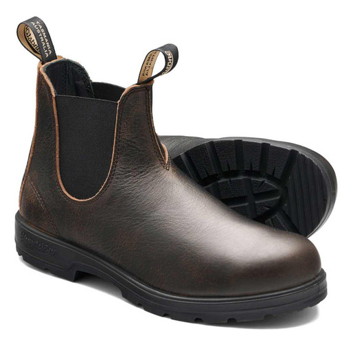 Vintage Brown Blundstone Unisex Classics 2440 Chelsea Boots Sole Detail