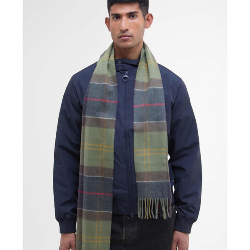 Classic Barbour Cashmere Tartan Scarf
