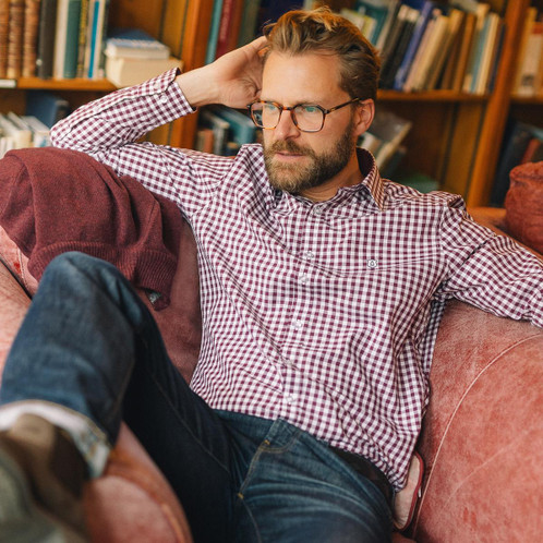 Albert and Maurice Coningsby Shirt pose