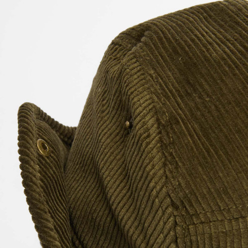Olive Barbour Mens Lowfen Carpenter Hat Popper