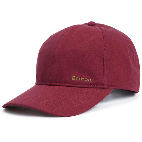 Biking Red Barbour Mens Milburn Cap