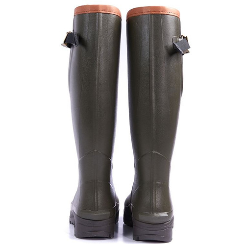 Olive Barbour Tempest Wellies Womens Back