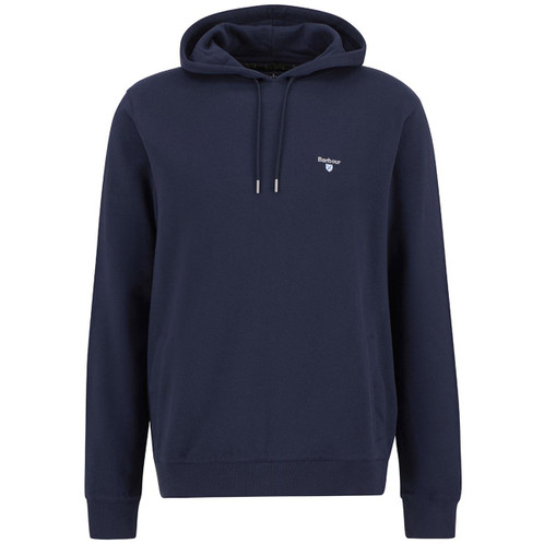 Navy Barbour Mens Beckhill Over The Head Hoodie