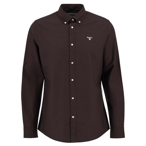 Dark Oak Barbour Mens Oxtown Tailored Shirt