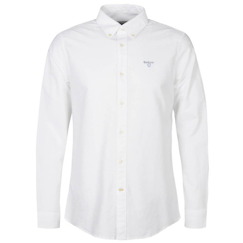 White Barbour Mens Oxtown Tailored Shirt