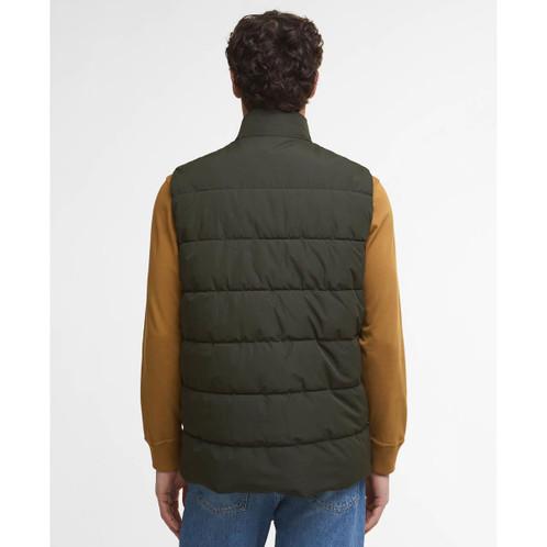 Sage Barbour Mens Bedale Puffer Gilet Back